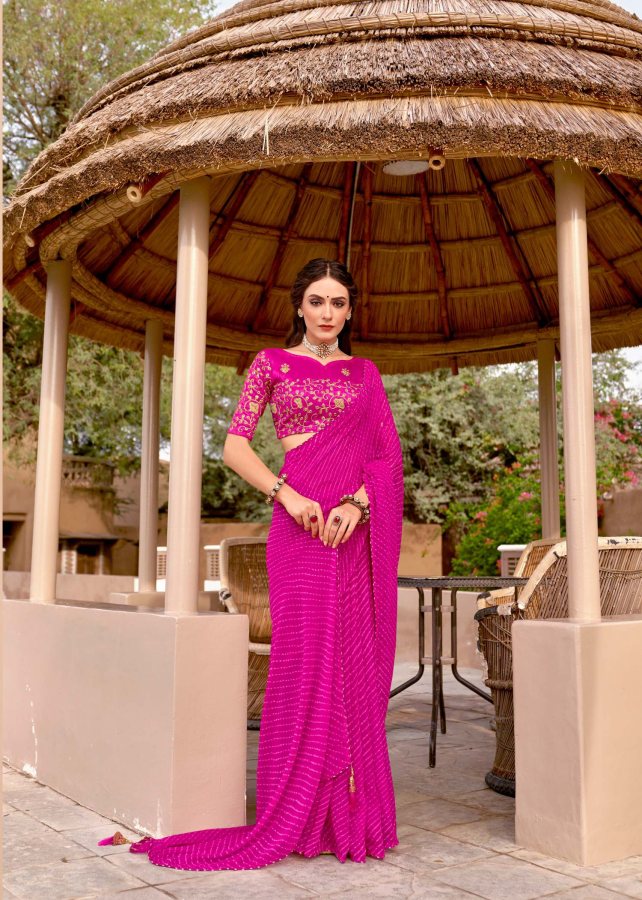 Kashvi Arya New Designer Fancy Wear Georgette Saree Collection
